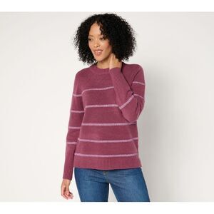 Spartina 449 Women's Top Plus Sz Sweater 4X Apres Mini Sequin Purple A671281